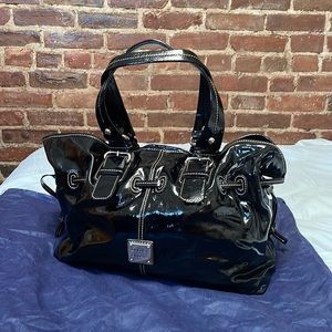 Dooney & Bourke Chiara Patent Leather Drawstring Shoulder Tote